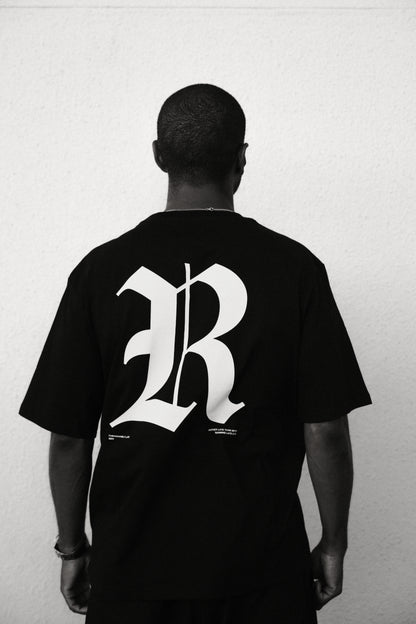 "R" Black - Lifestyle Cotton Tee