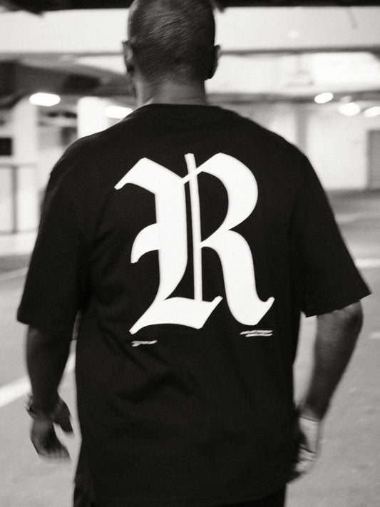 "R" Black - Lifestyle Cotton Tee